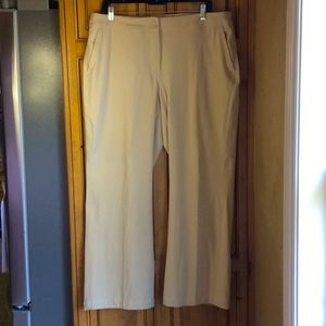 FINAL SALE PRICE Quality Coldwater Creek Cream Slacks 16P